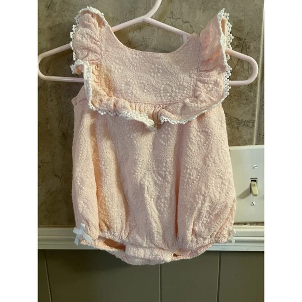 Catherine‎ Malaria Baby Girl Pink Outfit Size 0-3 Months